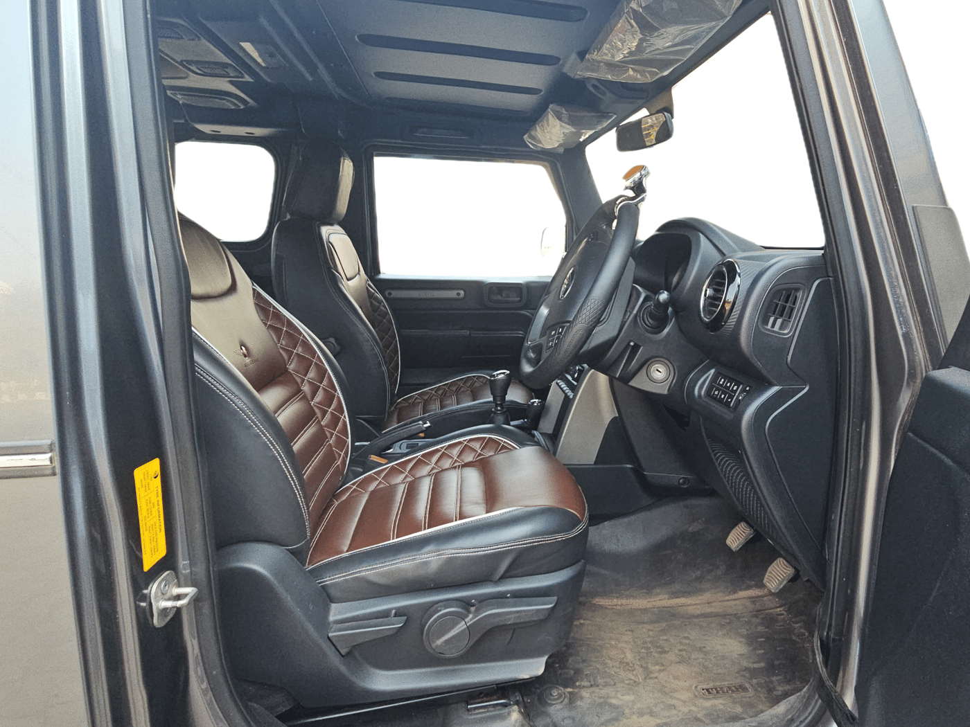 2021 Mahindra Thar LX D 4*4 MT HT, Diesel, Manual, 55,758 km, Right Side Front Door Cabin