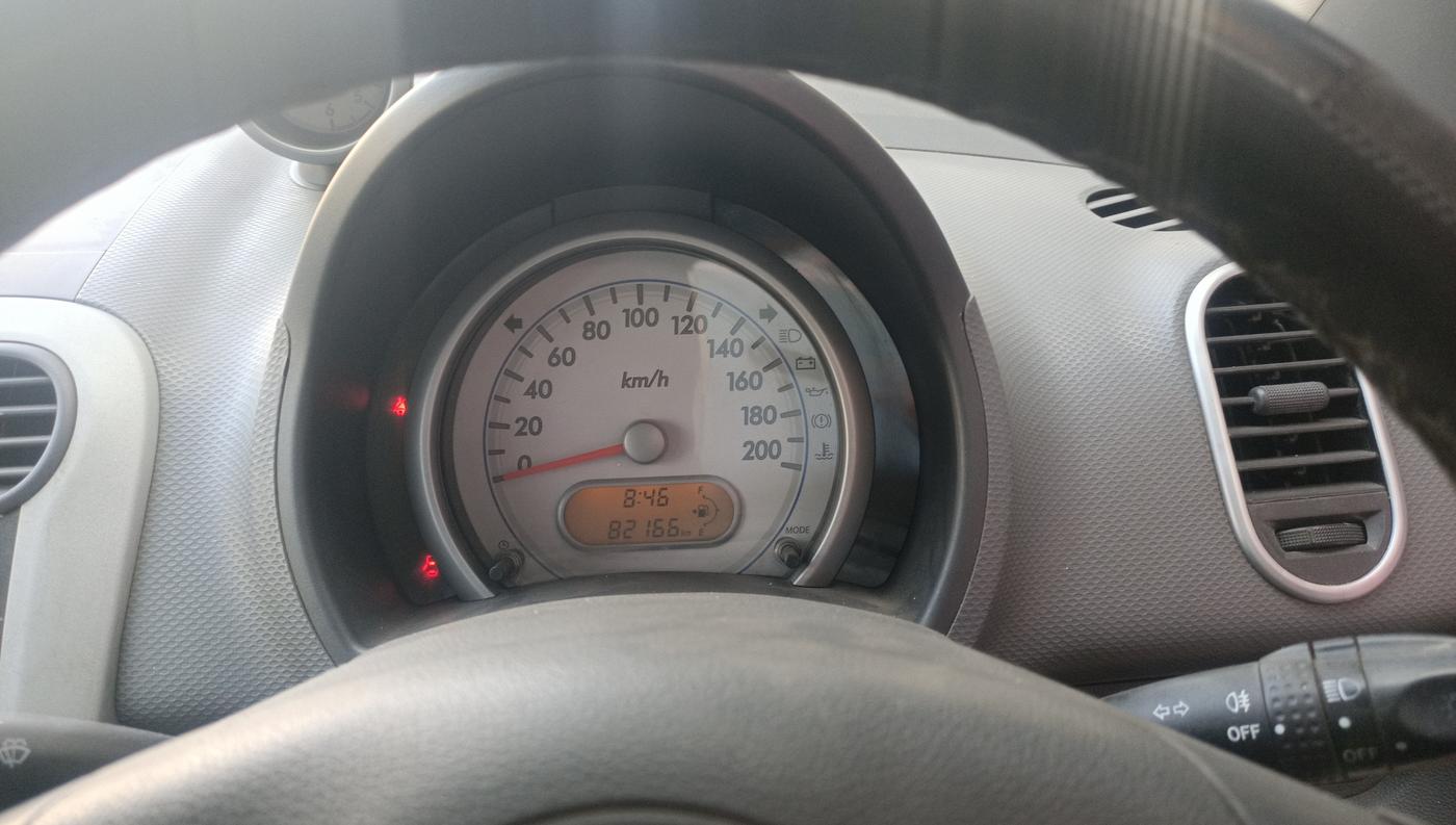 2012 Maruti Ritz VDI, Diesel, Manual, 82,166 km, Odometer Image