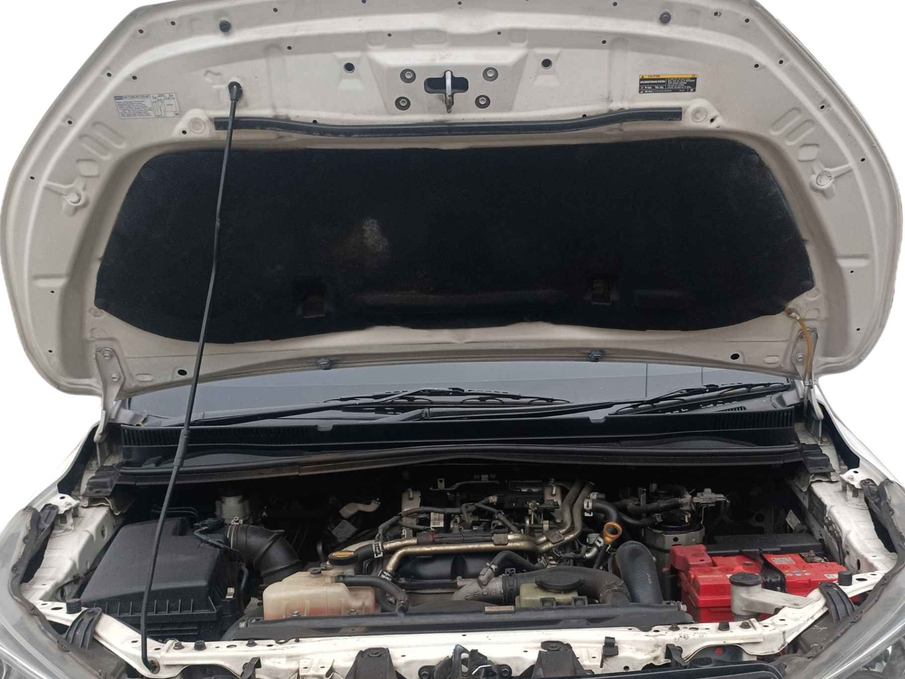 2016 Toyota Innova Crysta 2.4 VX 8 STR, Diesel, Manual, 1,07,770 km, Open Bonnet