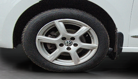2014 Volkswagen Vento HIGHLINE DIESEL 1.6, Diesel, Manual, 84,134 km, Left Front Wheel