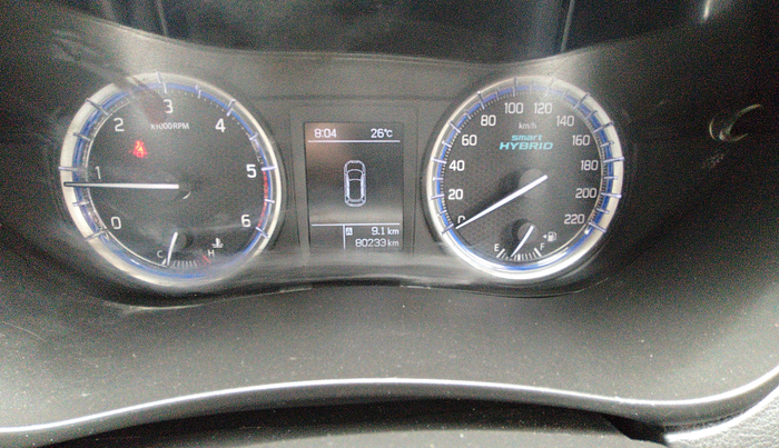 2017 Maruti S Cross ALPHA 1.3, Diesel, Manual, 80,233 km, Odometer Image