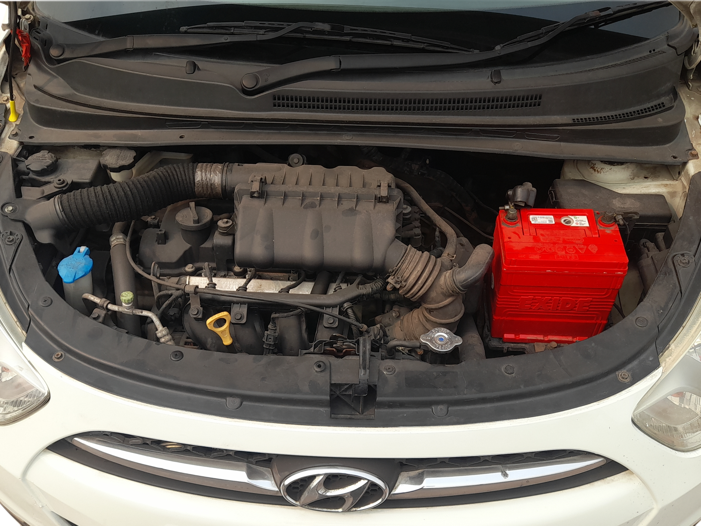 2011 Hyundai i10 SPORTZ 1.2, Petrol, Manual, 64,396 km, Open Bonnet