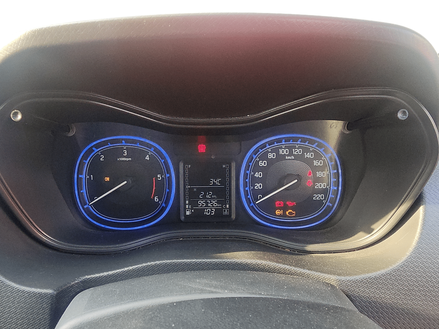 2016 Maruti Vitara Brezza ZDI PLUS, Diesel, Manual, 95,726 km, Odometer Image