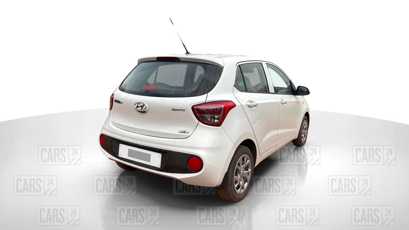 2017 Hyundai Grand i10 SPORTZ 1.2 KAPPA VTVT, Petrol, Manual, 42,027 km, Right Back Diagonal