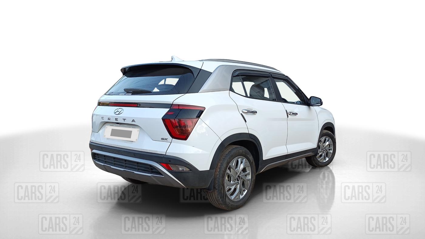 2022 Hyundai Creta SX EXECUTIVE 1.5 PETROL, Petrol, Manual, 27,000 km, Right Back Diagonal