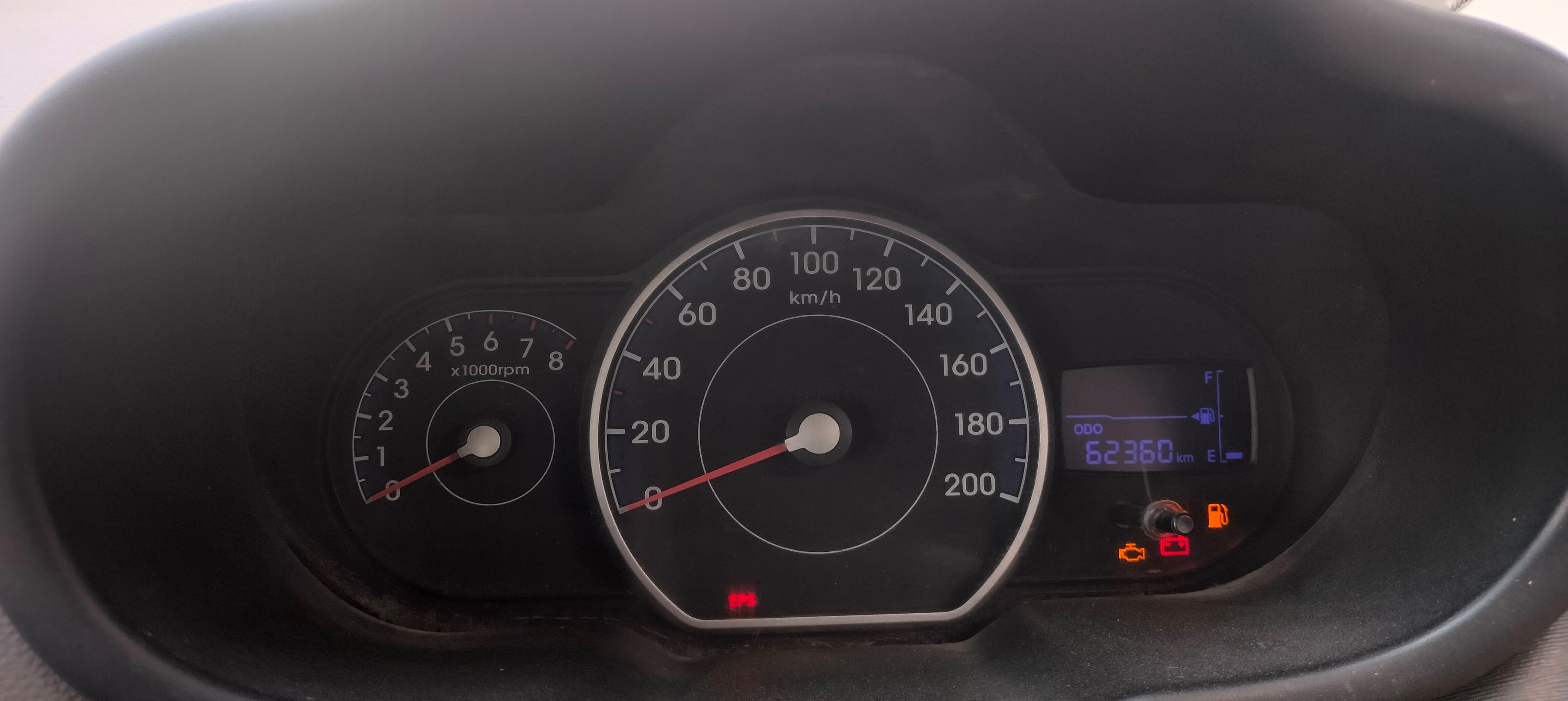 2011 Hyundai i10 ERA 1.1, Petrol, Manual, 62,360 km, Odometer Image