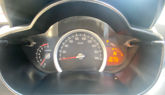 2016 Maruti Celerio VXI AMT, Petrol, Automatic, 76,400 km, Odometer Image