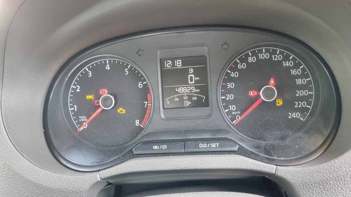 2022 Volkswagen Vento HIGHLINE 1.0L TSI, Petrol, Manual, 48,829 km, Odometer Image