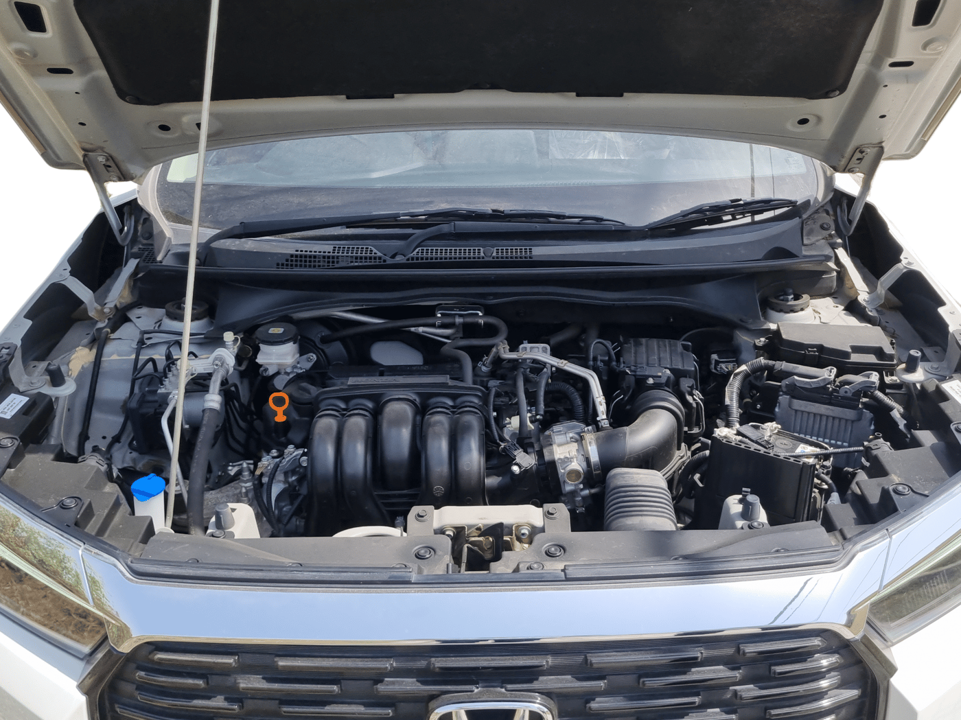 2023 Honda ELEVATE ZX CVT, Petrol, Automatic, 9,484 km, Open Bonnet