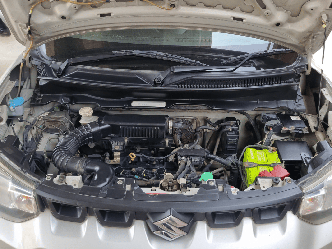 2019 Maruti S PRESSO VXI+, Petrol, Manual, 63,668 km, Open Bonnet