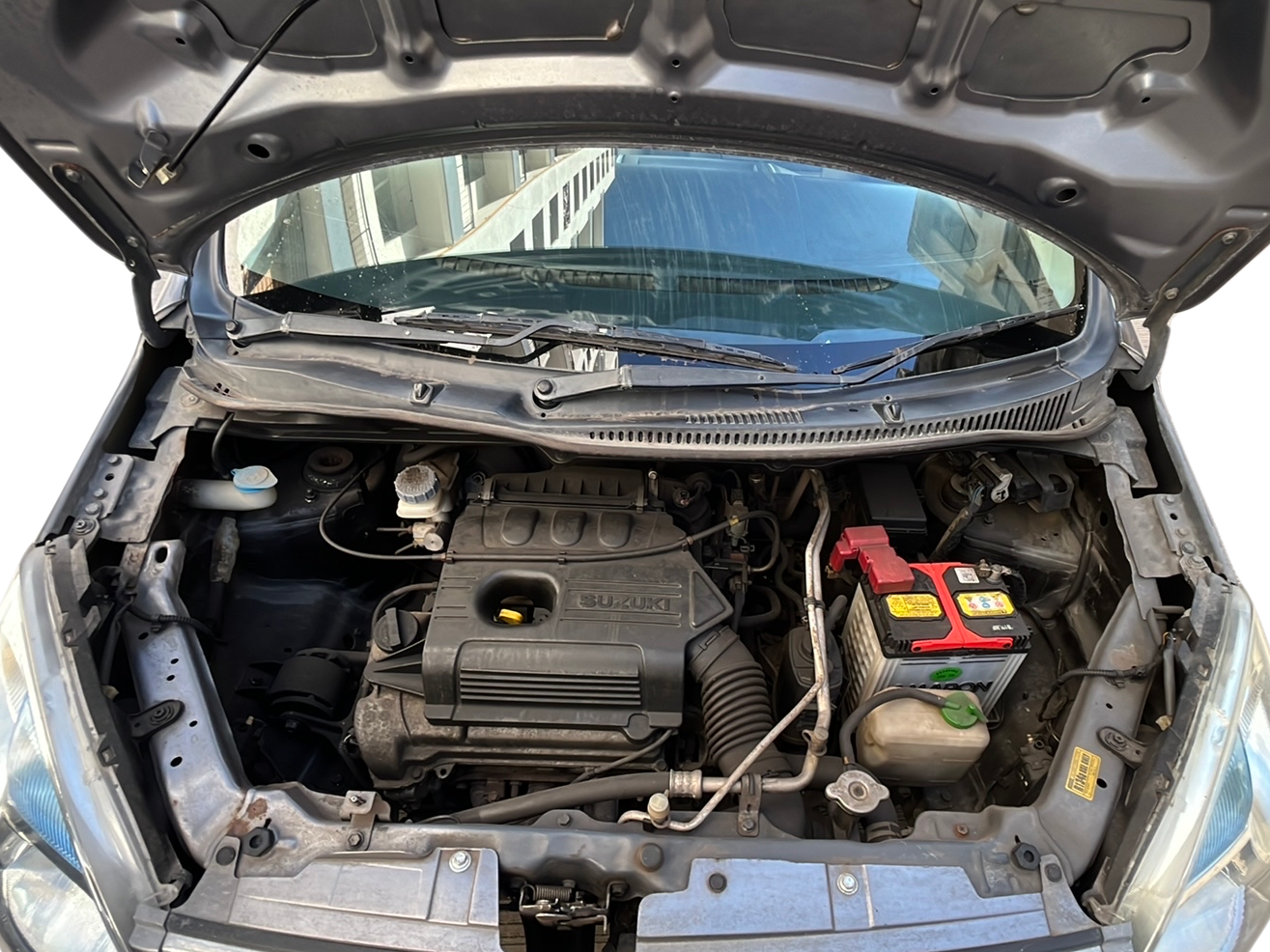 2016 Maruti Wagon R 1.0 VXI, Petrol, Manual, 34,329 km, Open Bonnet