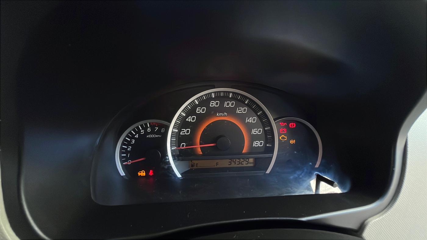 2016 Maruti Wagon R 1.0 VXI, Petrol, Manual, 34,329 km, Odometer Image