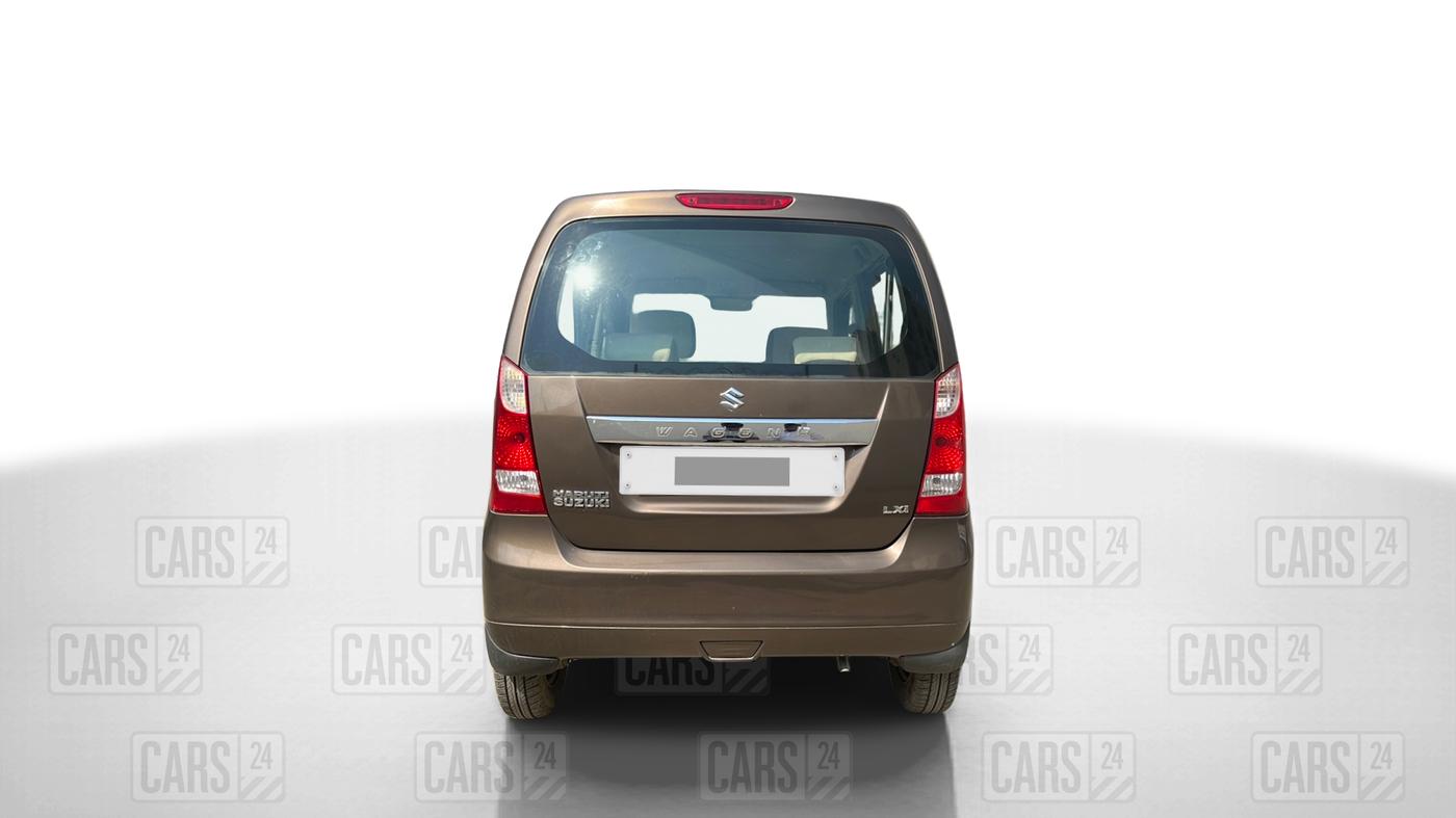 2011 Maruti Wagon R 1.0 LXI, Petrol, Manual, 50,936 km, Back/Rear