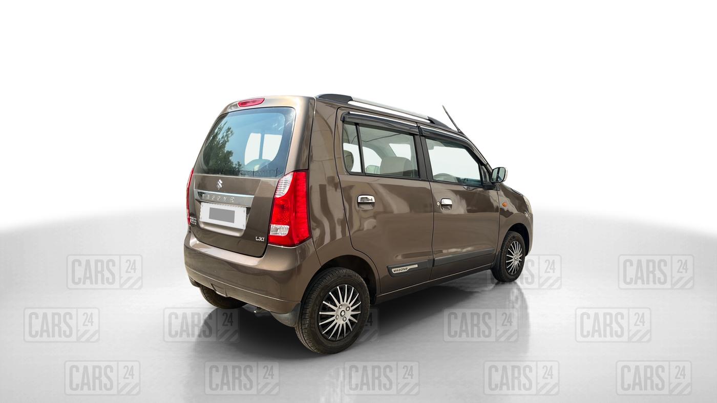 2011 Maruti Wagon R 1.0 LXI, Petrol, Manual, 50,936 km, Right Back Diagonal