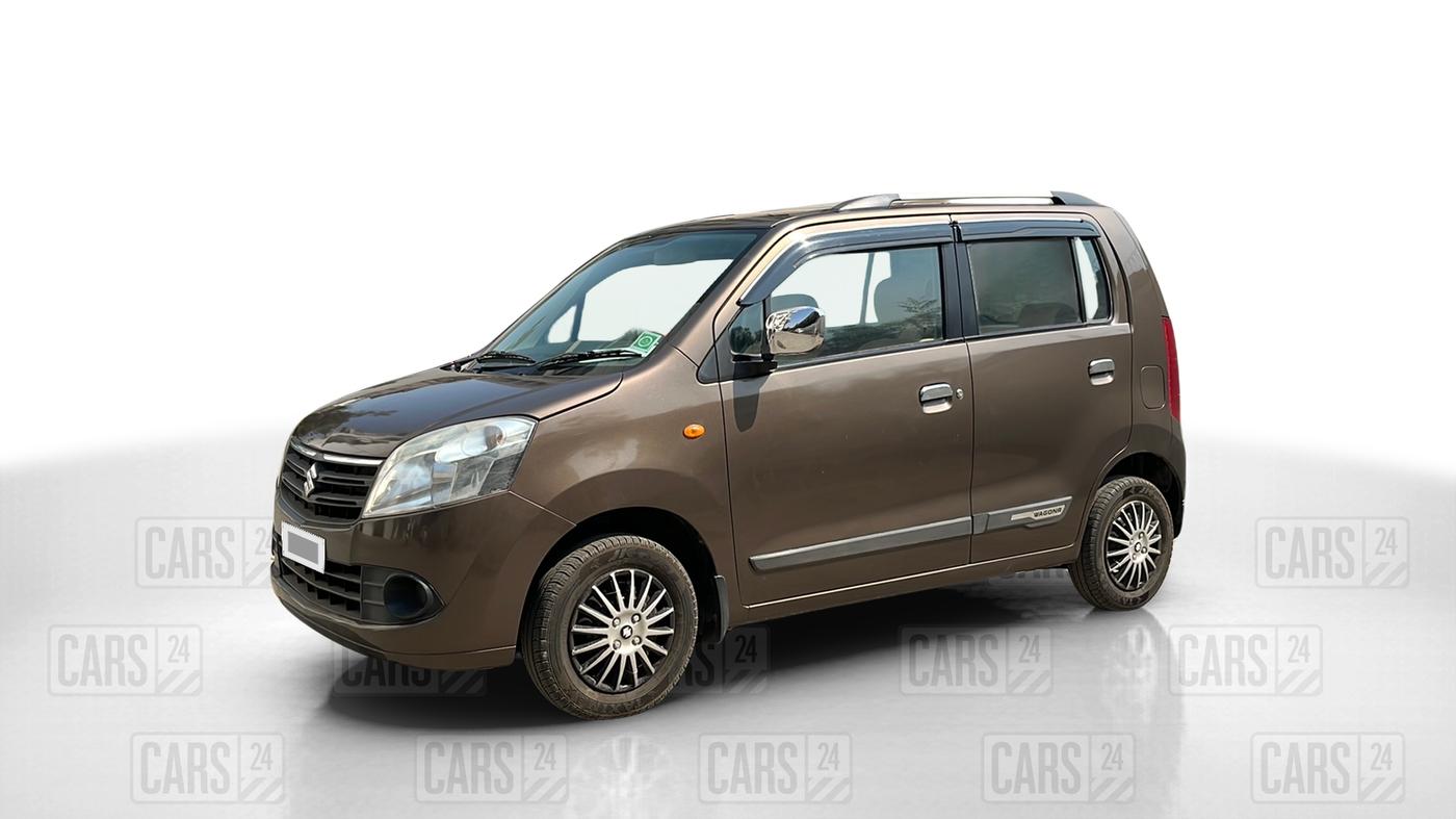 2011 Maruti Wagon R 1.0 LXI, Petrol, Manual, 50,936 km, Left Front Diagonal