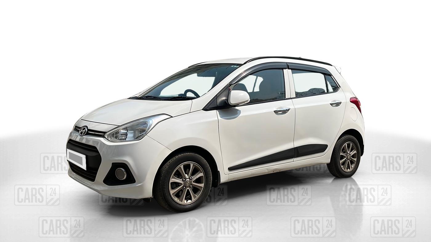 2014 Hyundai Grand i10 ASTA (O) 1.2 KAPPA VTVT, Petrol, Manual, 85,353 km, Left Front Diagonal