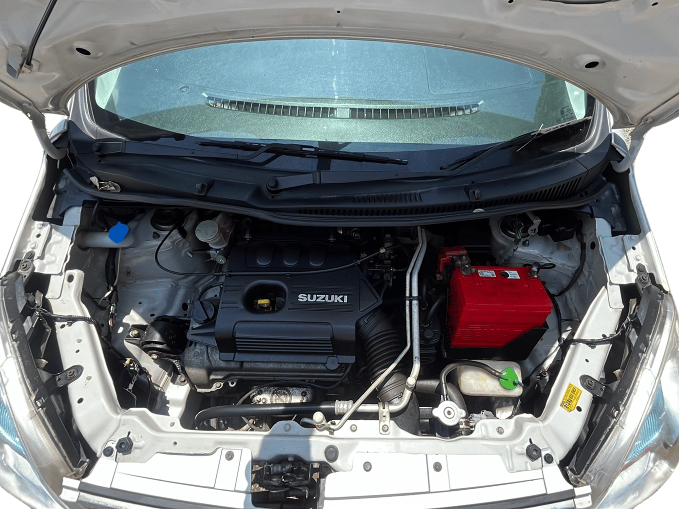 2013 Maruti Wagon R 1.0 LXI, Petrol, Manual, 54,306 km, Open Bonnet