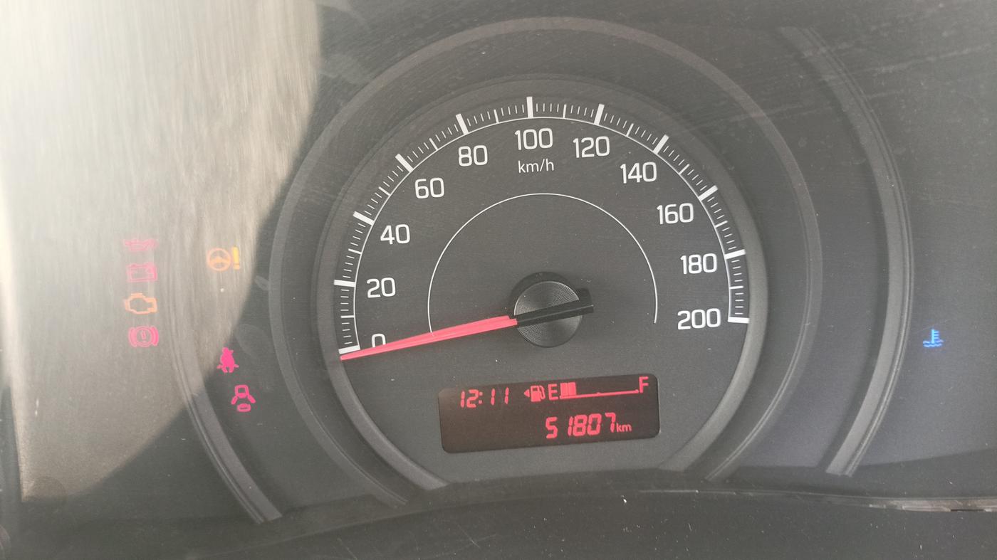 2020 Maruti Swift LXI, Petrol, Manual, 51,807 km, Odometer Image