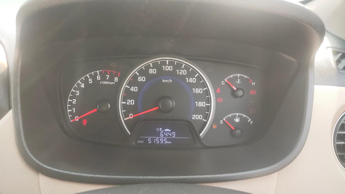 2017 Hyundai Grand i10 SPORTZ 1.2 KAPPA VTVT, Petrol, Manual, 51,595 km, Odometer Image