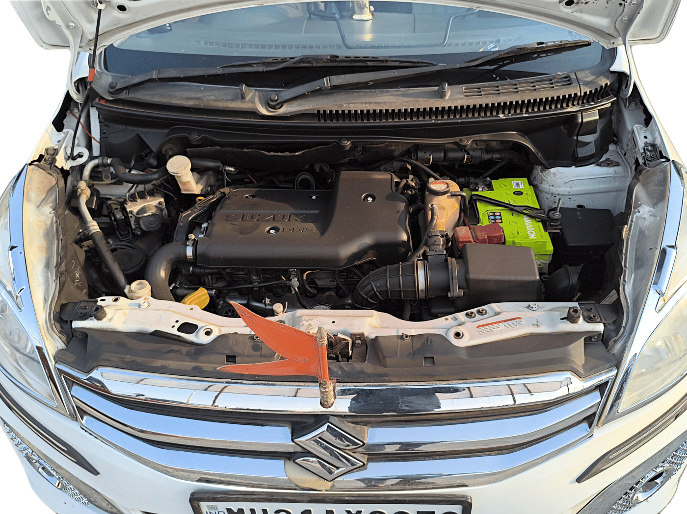 2016 Maruti Ertiga VDI SHVS, Diesel, Manual, 92,252 km, Open Bonnet