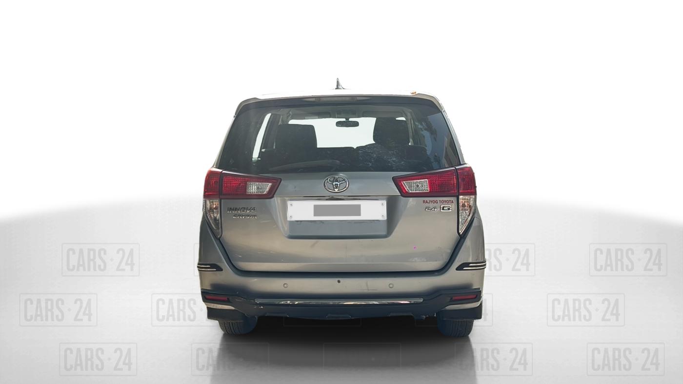 2018 Toyota Innova Crysta 2.4 G 7 STR, Diesel, Manual, 1,90,069 km, Back/Rear
