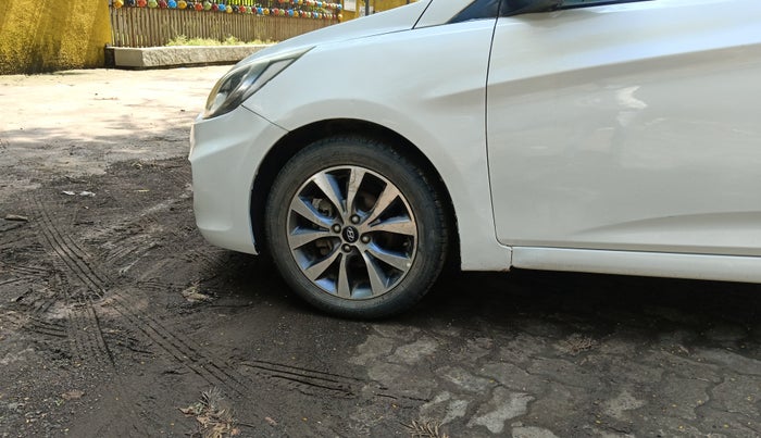 2014 Hyundai Verna FLUIDIC 1.4 CRDI CX, Diesel, Manual, 90,671 km, Left Front Wheel