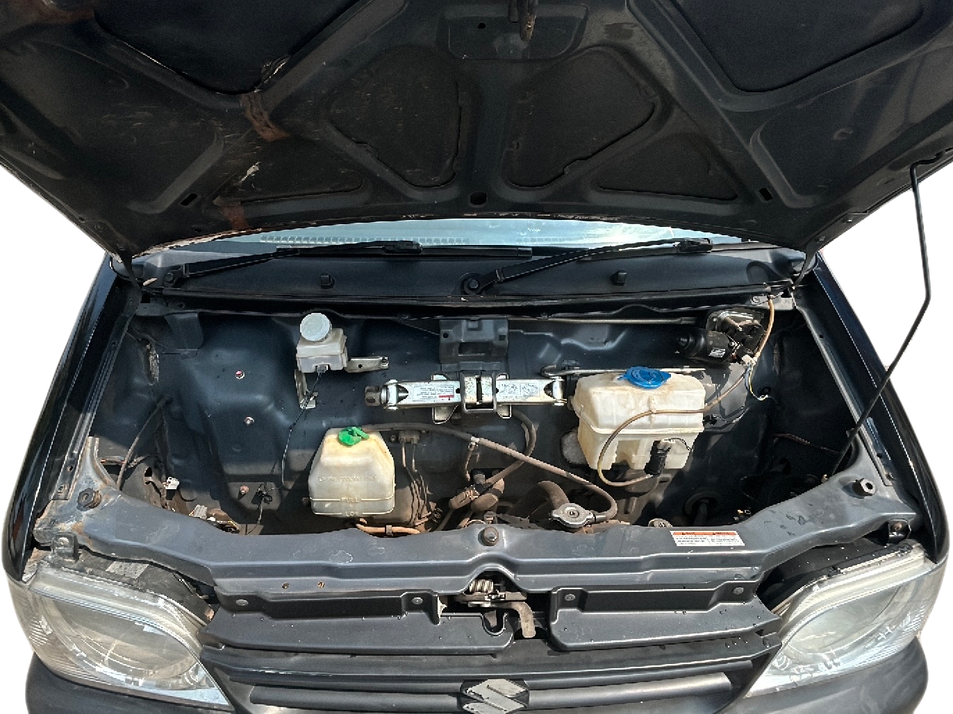 2010 Maruti Eeco 7 STR, Petrol, Manual, 79,396 km, Open Bonnet