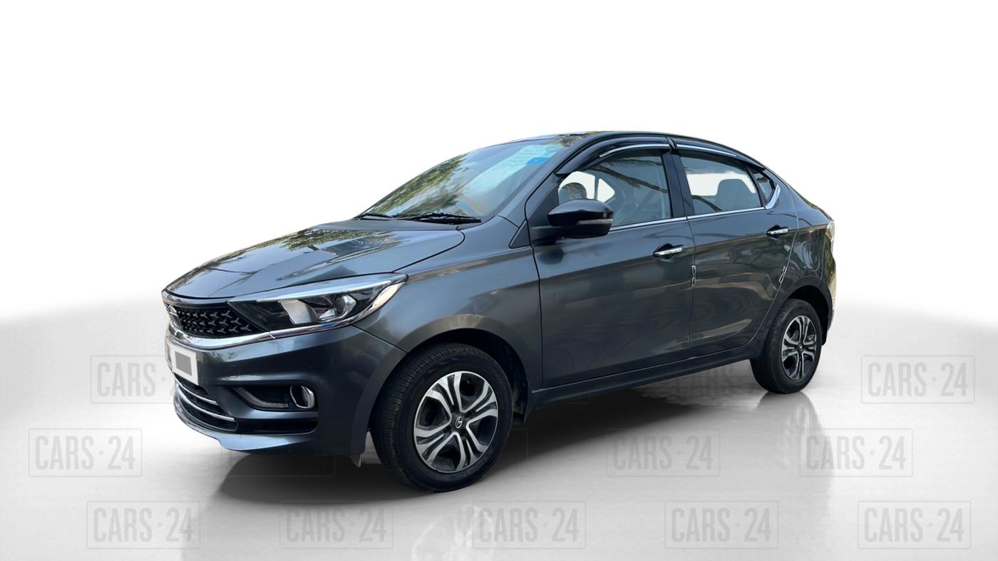 2022 Tata TIGOR XZ PLUS CNG, CNG, Manual, 75,000 km, Left Front Diagonal