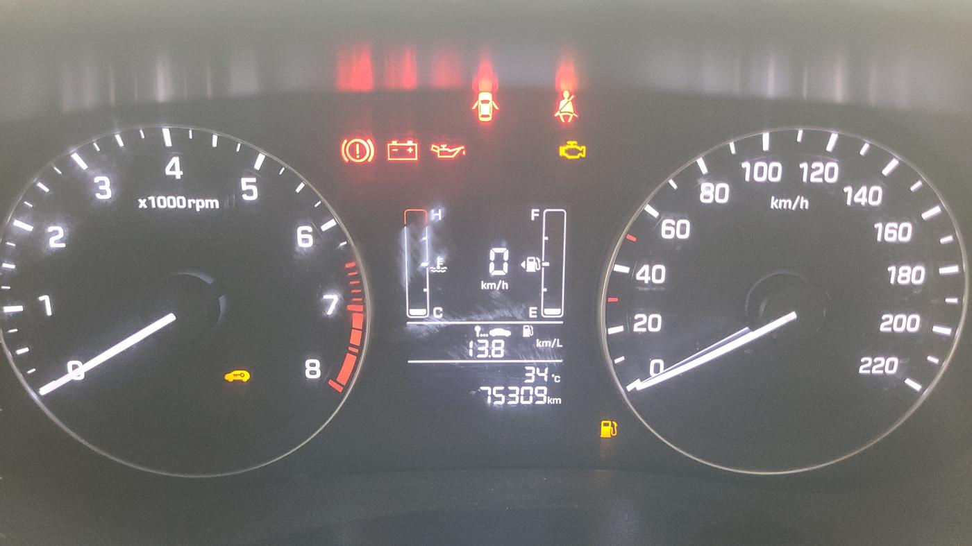 2018 Hyundai Creta E PLUS 1.6 PETROL, Petrol, Manual, 73,309 km, Odometer Image