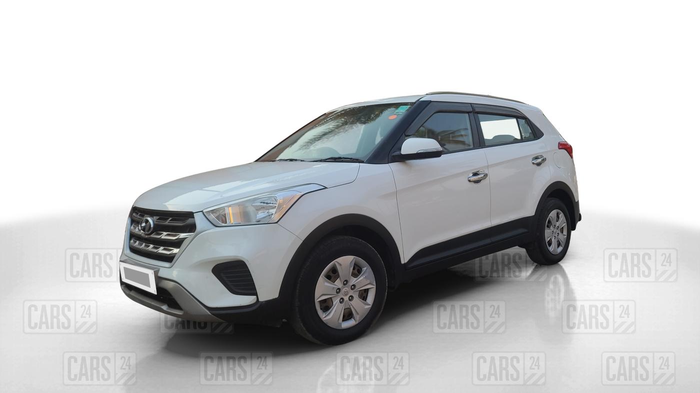 2018 Hyundai Creta E PLUS 1.6 PETROL, Petrol, Manual, 73,309 km, Left Front Diagonal