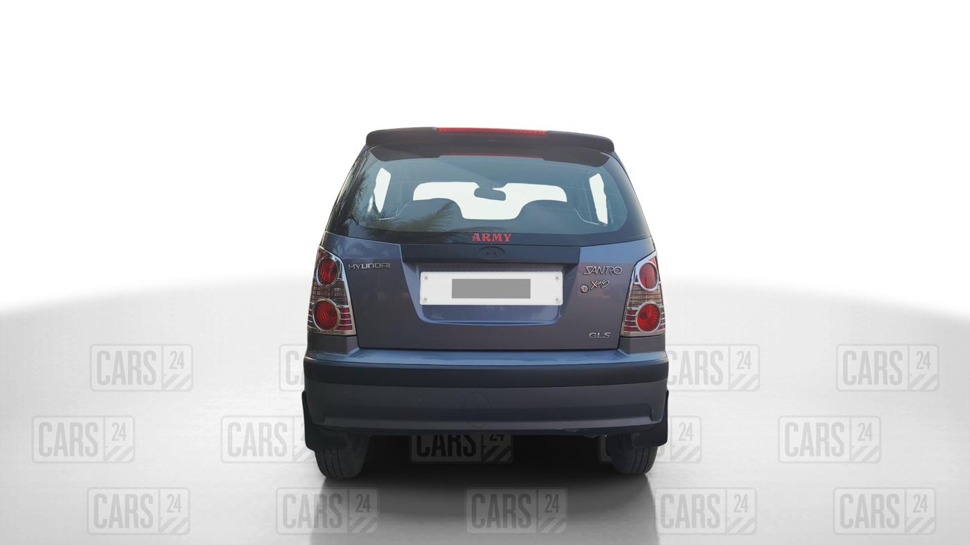 2011 Hyundai Santro Xing GLS, Petrol, Manual, 1,34,000 km, Back/Rear