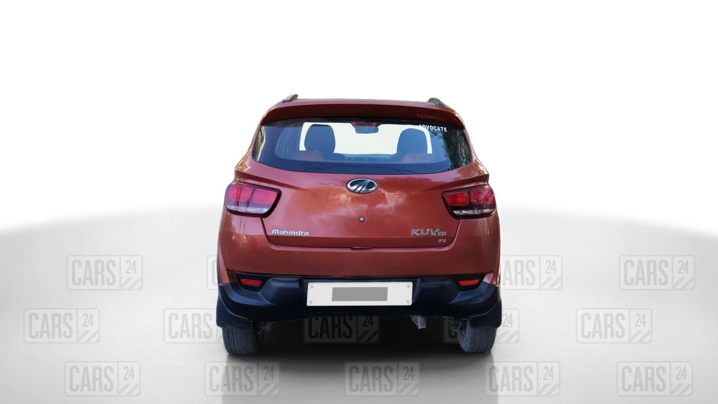 2016 Mahindra Kuv100 K4 D 6 STR, Diesel, Manual, 75,449 km, Back/Rear
