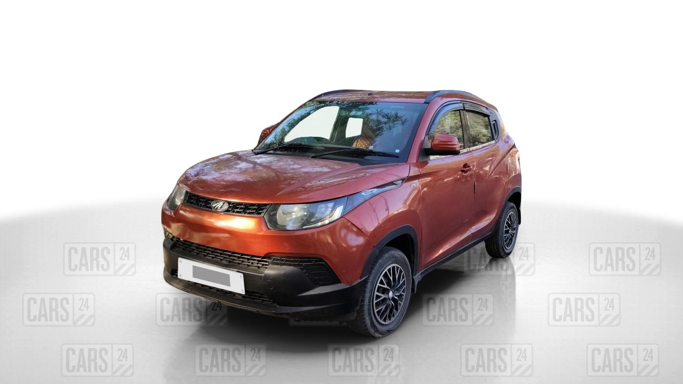 2016 Mahindra Kuv100 K4 D 6 STR, Diesel, Manual, 75,449 km, Left Front Diagonal