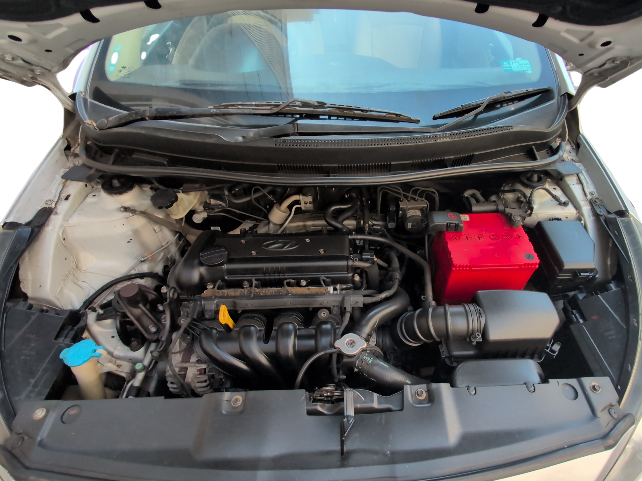 2012 Hyundai Verna FLUIDIC 1.6 VTVT SX, Petrol, Manual, 73,414 km, Open Bonnet