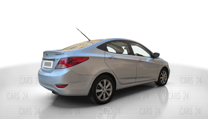 2012 Hyundai Verna FLUIDIC 1.6 VTVT SX, Petrol, Manual, 73,414 km, Right Back Diagonal