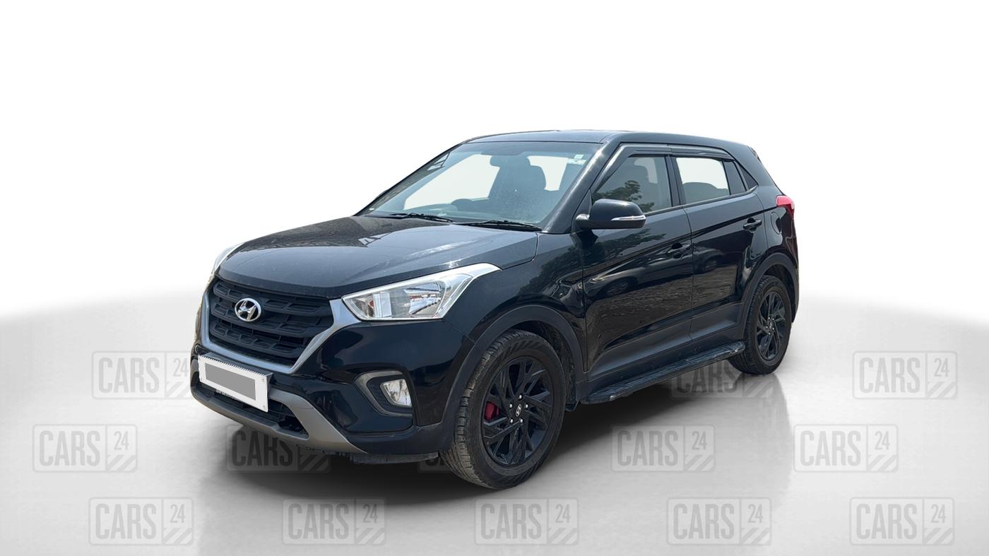 2020 Hyundai Creta E PLUS 1.4 DIESEL, Diesel, Manual, 51,421 km, Left Front Diagonal