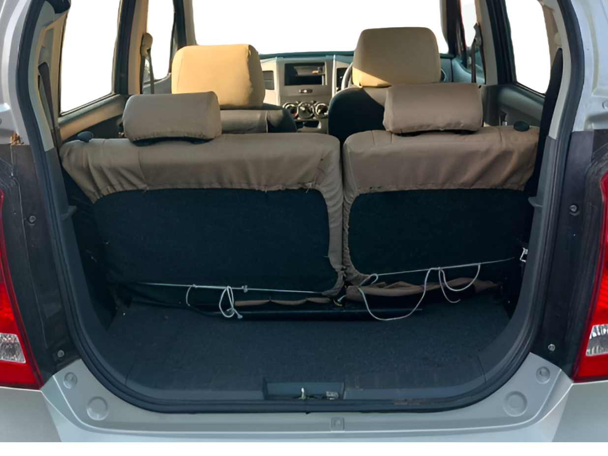 2012 Maruti Wagon R 1.0 LXI, Petrol, Manual, 58,045 km, Boot Inside
