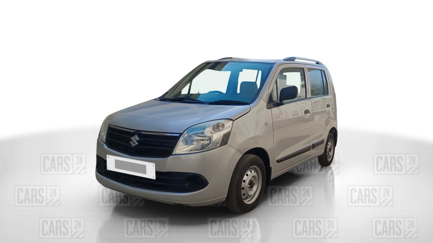 2012 Maruti Wagon R 1.0 LXI, Petrol, Manual, 58,045 km, Left Front Diagonal
