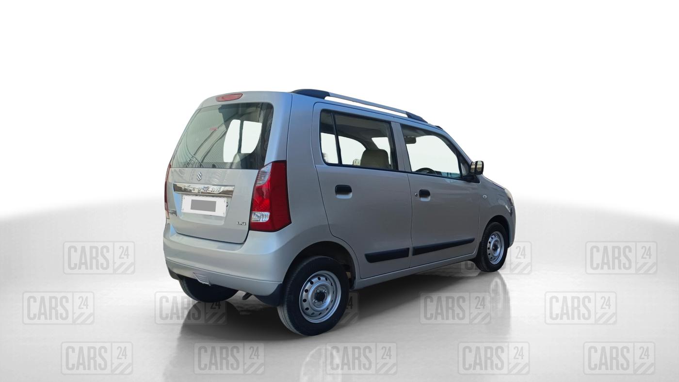 2012 Maruti Wagon R 1.0 LXI, Petrol, Manual, 58,045 km, Right Back Diagonal