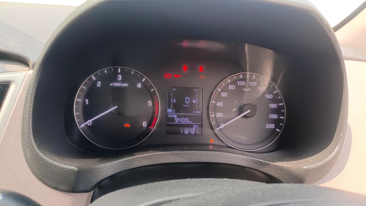 2016 Hyundai Creta S 1.4 DIESEL, Diesel, Manual, 1,18,721 km, Odometer Image