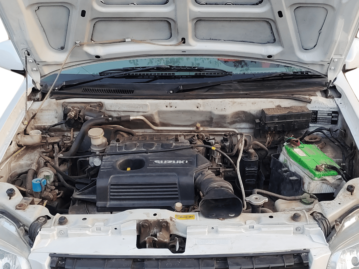 2011 Maruti Alto LXI CNG, CNG, Manual, 86,628 km, Open Bonnet