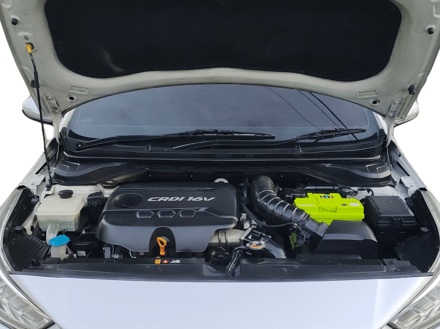 2017 Hyundai Verna 1.6 SX (O) CRDI MT, Diesel, Manual, 1,27,572 km, Open Bonnet