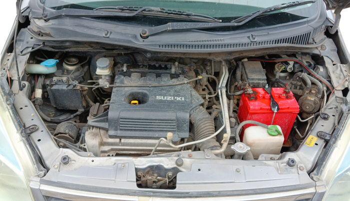 2013 Maruti Wagon R 1.0 LXI CNG, CNG, Manual, 99,200 km, Open Bonnet