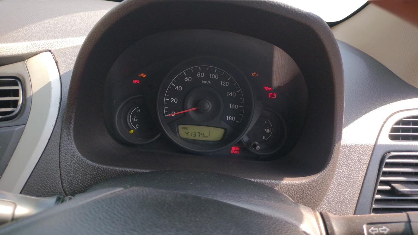 2017 Hyundai Eon ERA +, Petrol, Manual, 41,374 km, Odometer Image