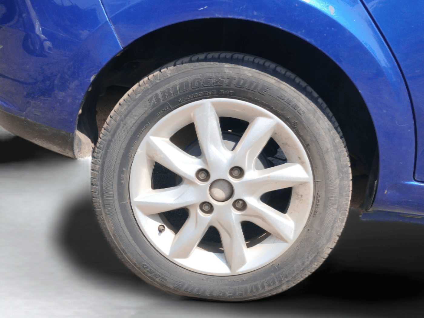 2014 Tata Zest XT PETROL, Petrol, Manual, 21,713 km, Right Rear Wheel