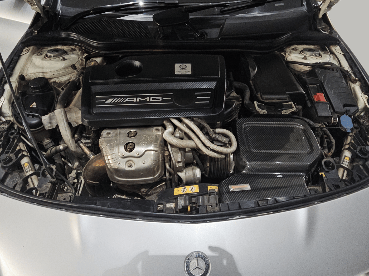 2015 Mercedes Benz CLA Class 45 AMG, Petrol, Automatic, 37,683 km, Open Bonnet