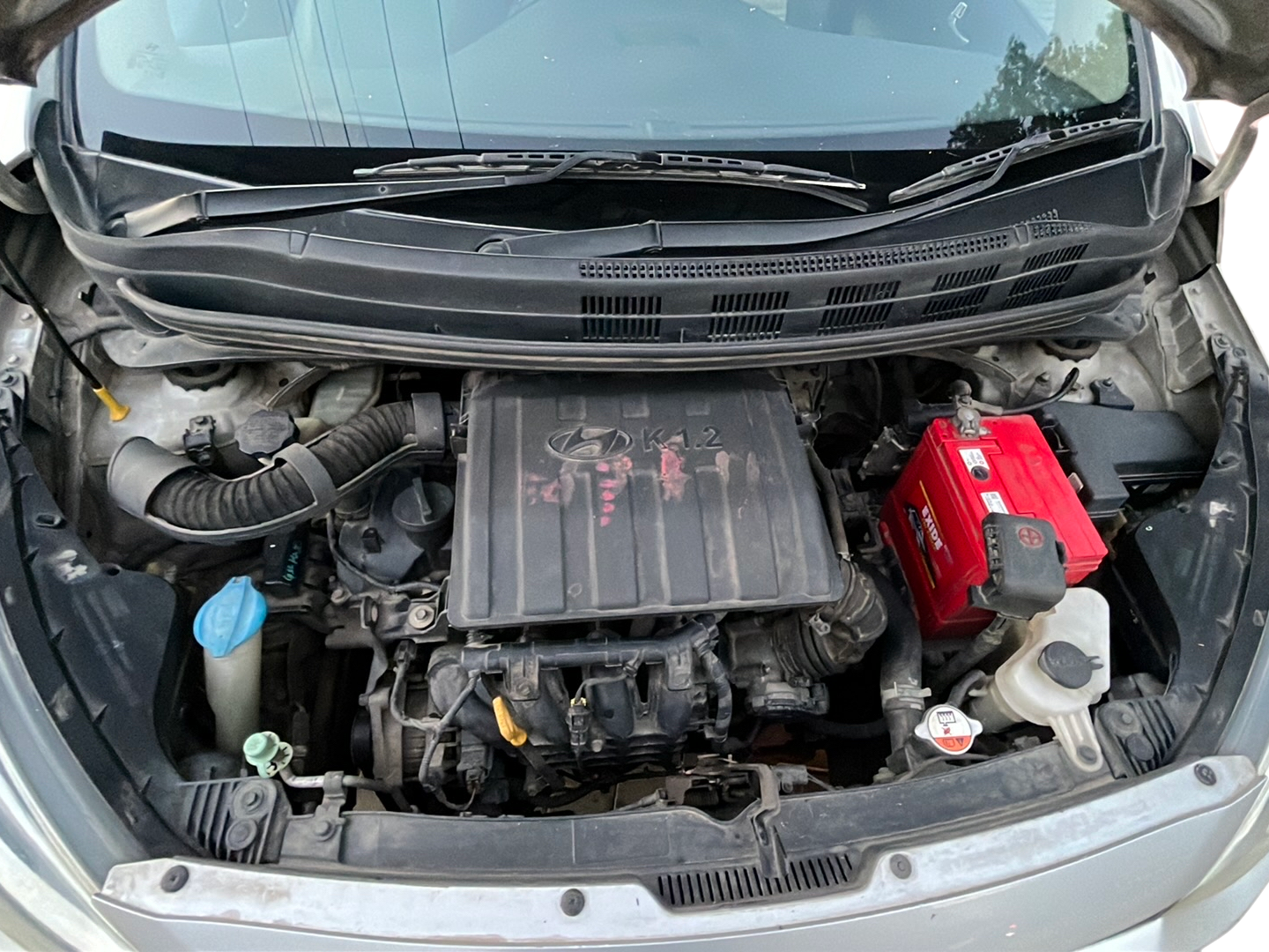 2014 Hyundai Xcent S (O) 1.2, Petrol, Manual, 62,000 km, Open Bonnet