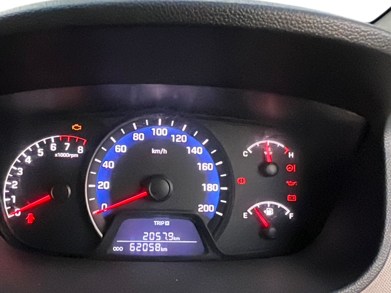 2014 Hyundai Xcent S (O) 1.2, Petrol, Manual, 62,000 km, Odometer Image