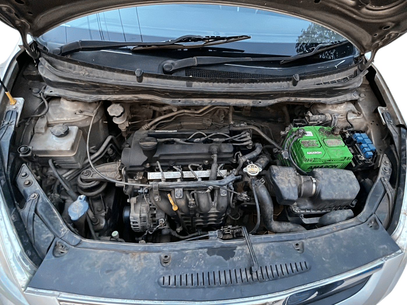 2010 Hyundai i20 SPORTZ (O) 1.2, Petrol, Manual, 78,842 km, Open Bonnet