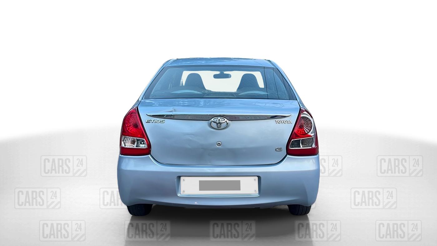 2011 Toyota Etios G, Petrol, Manual, 78,000 km, Back/Rear